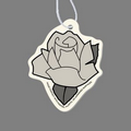 Paper Air Freshener Tag W/ Tab - Budding Rose